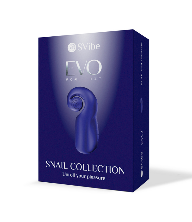 Snail Vibe SVibe EVO Dubbele Mannelijke Stimulator – Genot Herdefinieerd in Navy