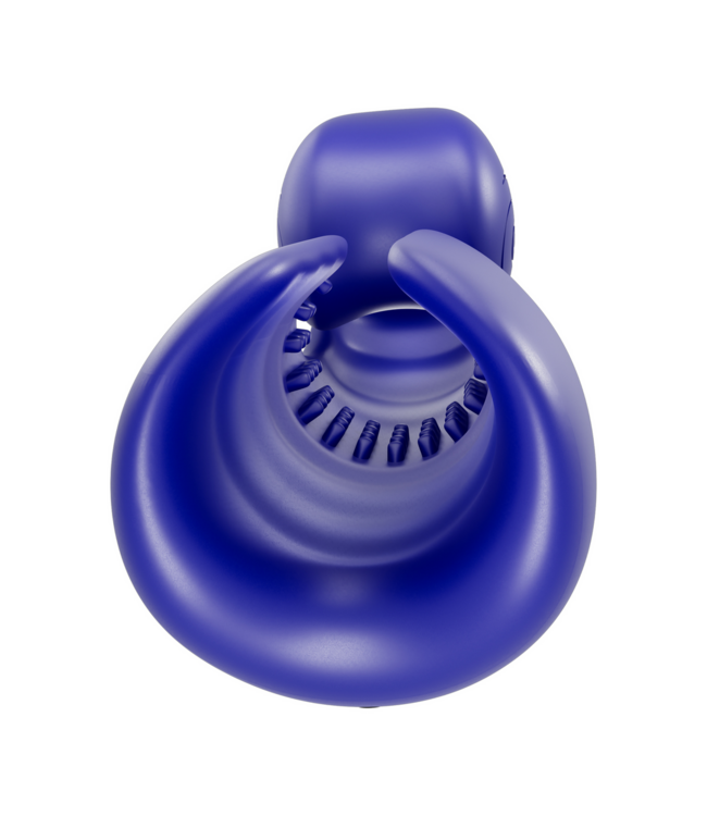 Snail Vibe EVO Dual Male Stimulator - Navy Waterproof Pleasure Device with Dual Motors