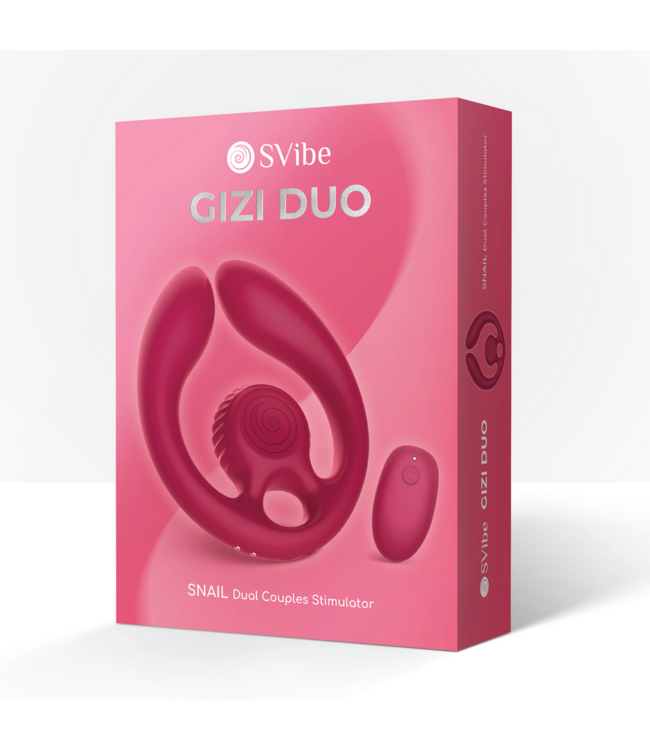 Snail Vibe SVibe Snail GIZI Duo - Luxe Dubbele Stimulator met Afstandsbediening