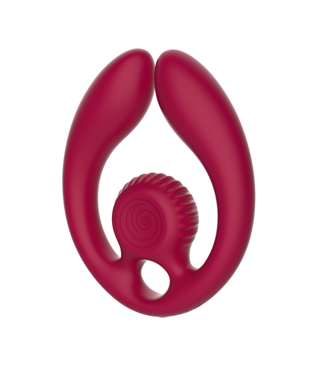 Snail Vibe GIZI Duo Bordeaux – Doppelte Stimulation für unvergessliche Paarextase