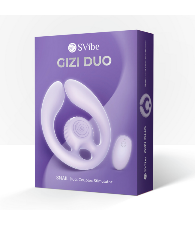 Snail Vibe GIZI Duo Couples Stimulator - Ultimate Pleasure with Remote Control