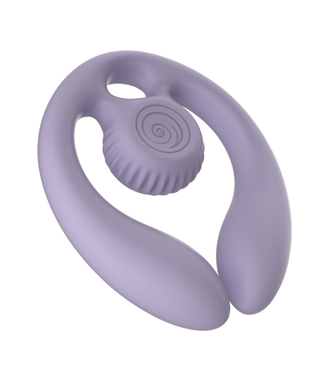 Snail Vibe GIZI Duo Paarsstimulator Lila | Doppelte Ekstase & 5 Vibrationsmodi