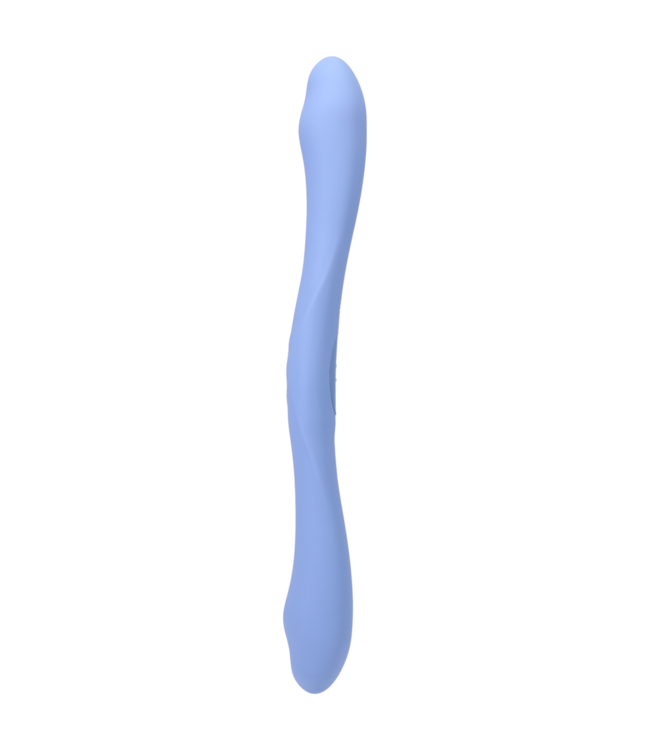 Doc Johnson TRYST Duet: Lila Doppelseitiger Vibrator mit Fernbedienung & 10 Modi