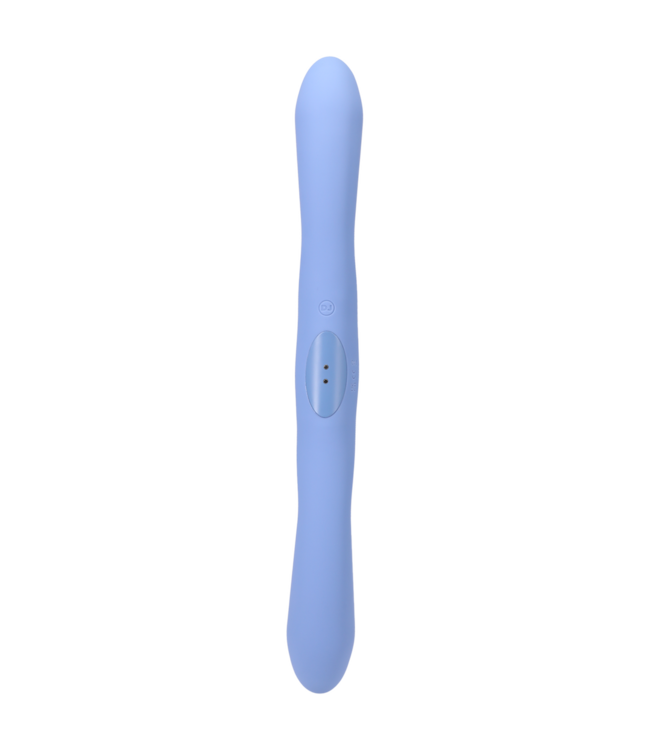 Doc Johnson TRYST Duet Wireless Double-Sided Vibrator with Remote - Purple