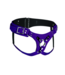 XR Brands Luxury Purple Leather Corset Harness - Comfort & Style for Couples