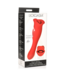 XR Brands Lickgasm Pro Rood - Luxe Dubbelzijdige Kussenvibrator voor Ultimaal Genot