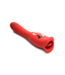 XR Brands Lickgasm Pro Rood - Luxe Dubbelzijdige Kussenvibrator voor Ultimaal Genot