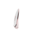 Satisfyer Luxe Clitorale Stimulator met Wit Leer en Roségouden Accenten