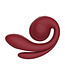 Snail Vibe SVibe GIZI Pro Bordeaux 12 cm - Innovatieve Drievoudige Stimulator met Pasbare Trillingen