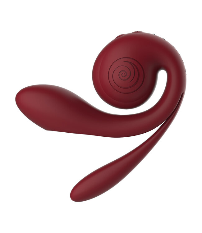 Snail Vibe GIZI Pro Bordeaux 12cm - Triple Stimulator with MergePleasure Tech