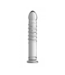 XR Brands Behemoth XL 23cm Glass Dildo - Ribbed, Hypoallergenic & Shatterproof