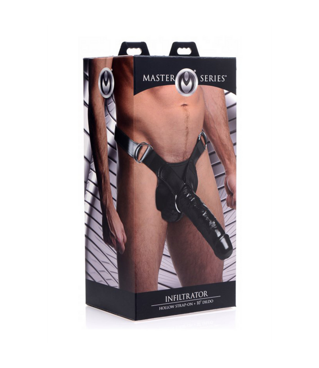 XR Brands Realistischer 20 cm Hohl-Strap-On – Intensives Vergnügen für Alle