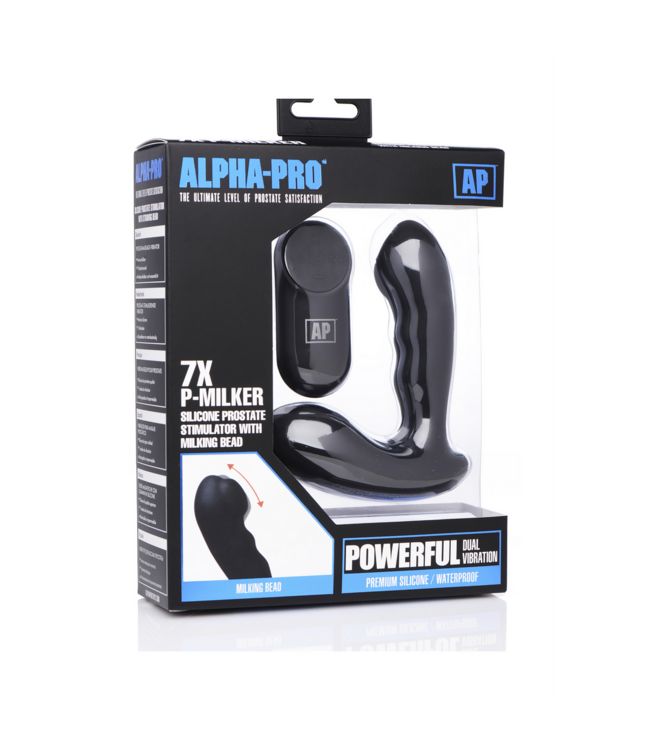 XR Brands P-Milker Prostate Stimulator - 7 Powerful Vibration Settings