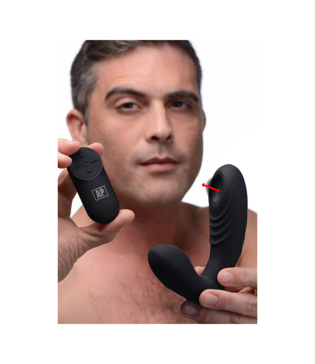 XR Brands P-Thump Prostata-Vibrator & Herz-Rainbow-Plug – 7 Tempo-Varianten