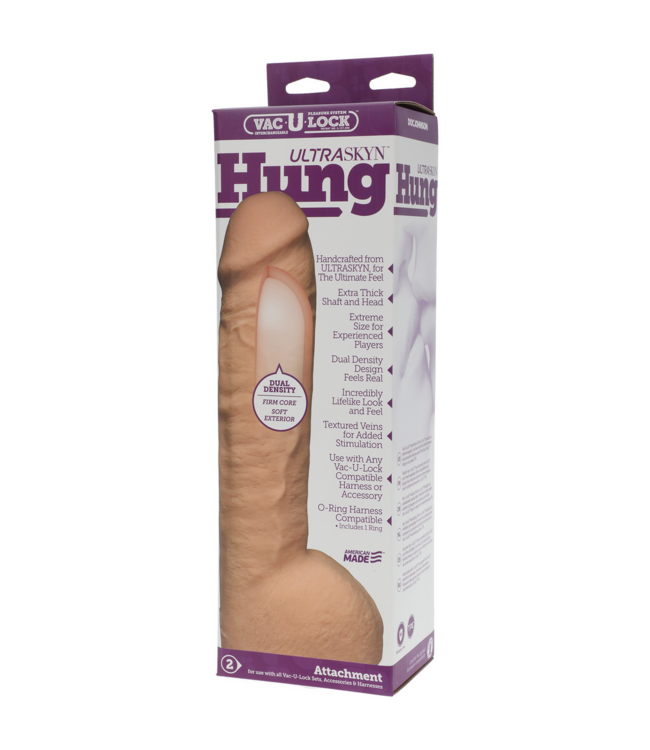 Doc Johnson Mega Realistisch ULTRASKYN Dildo 31,5 cm – XXL Plezier met Vac-U-Lock Compatibiliteit