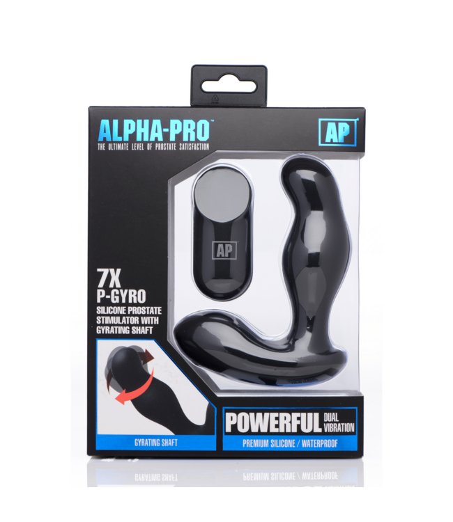 XR Brands P-Gyro Prostaatvibrator – 7 krachtige standen en afstandsbediening