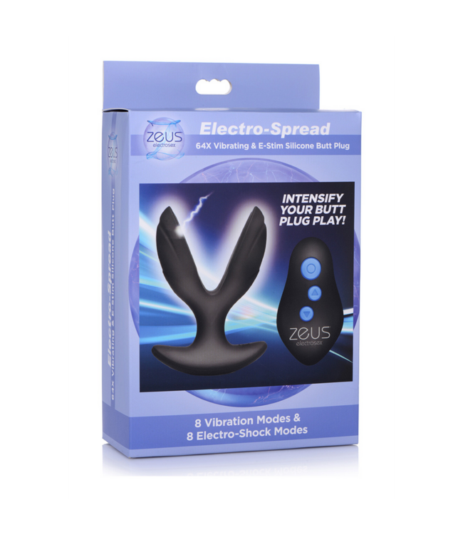 XR Brands Electro-Spread Butt Plug & Performance Ring - Enhance Pleasure Duo
