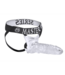 XR Brands Transparante 20 cm Jock Style Dildo - Verhoog Intens Genot en Stimulatie