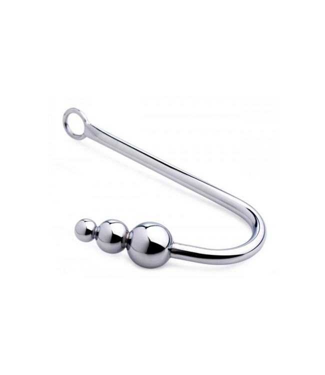 XR Brands Anal Hook with Beads - 40.6 cm for Intense Stimulation & Pleasure