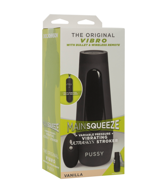 Doc Johnson Doc Johnson Vibro ULTRASKYN Masturbator - Realistic Adjustable Pleasure