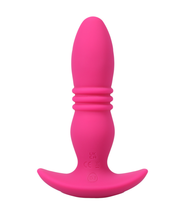 Doc Johnson Rise Remote-Controlled Silicone Anal Plug with Vibration & Thrusting