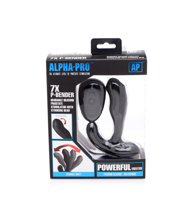 XR Brands P-Bender 7-Speed Prostate Stimulator - Flexible & Powerful Vibes