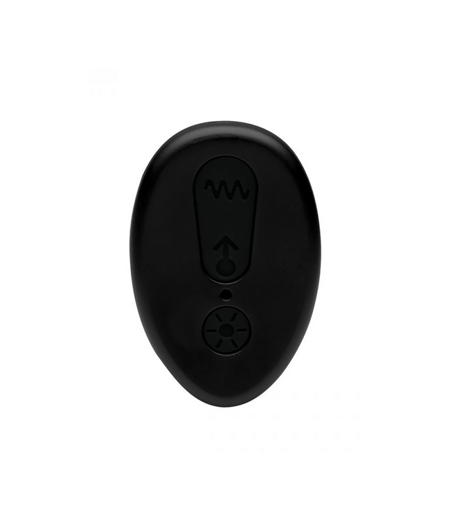 XR Brands Remote-Controlled Vibrating & Thrusting Silicone Butt Plug 9.4cm