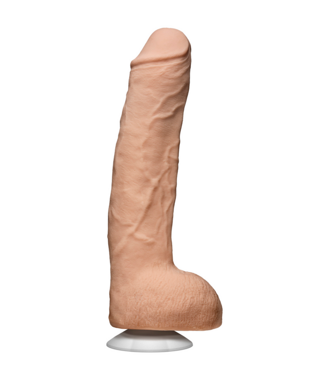 Doc Johnson John Holmes 30.2 cm Dildo - Realistic, Safe, with Suction Cup & Pouch