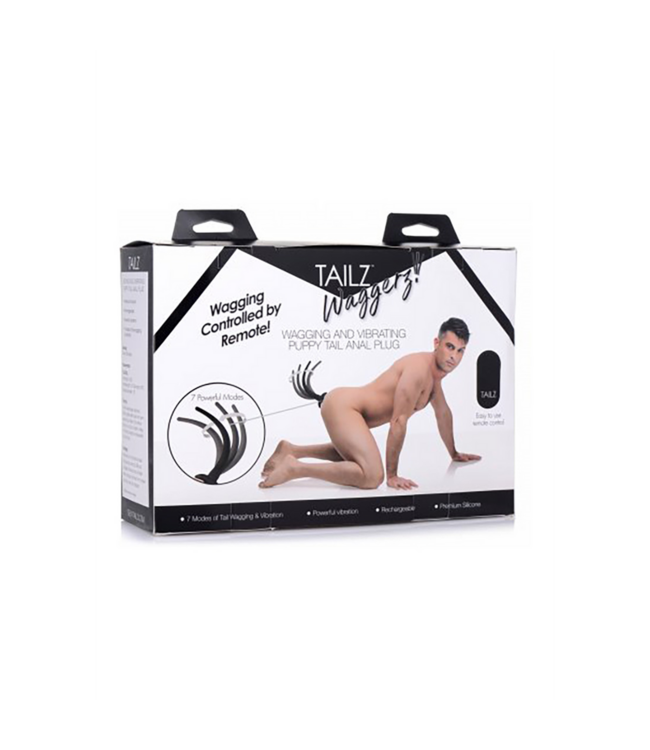 XR Brands Waggerz 36 cm - Trillende Puppystaart voor Speelse Sensaties en Plezier