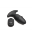 XR Brands Luxuriöser Silikon-Raketenplug mit Vibration – 9 cm Schwarz