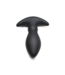 XR Brands Rim Slide Silikon-Buttplug 11 cm – Vibration & Genuss in Schwarz
