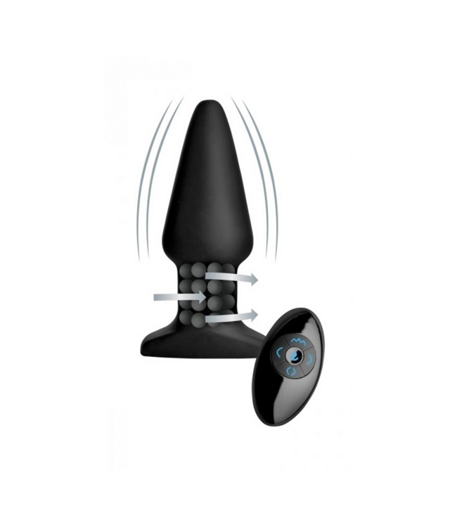 XR Brands Revolutionaire Rimplug 14 cm - Voor Ongeëvenaard Anale Stimulatie