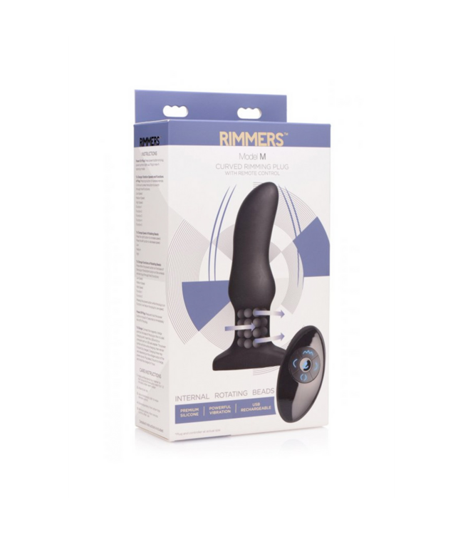 XR Brands Revolutionaire Gebogen Anale Stimulator 14,7 cm – P-spot & G-spot Genot