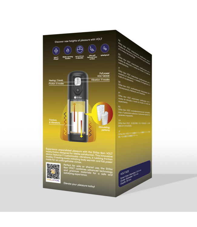 Snail Vibe SVibe Ikon VOLT: Vibrating, Heating, Transparent Pleasure for All