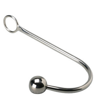 XR Brands Stevige RVS Anale Haak 31,8 cm - Perfect voor Betrouwbare Bondage Beleving