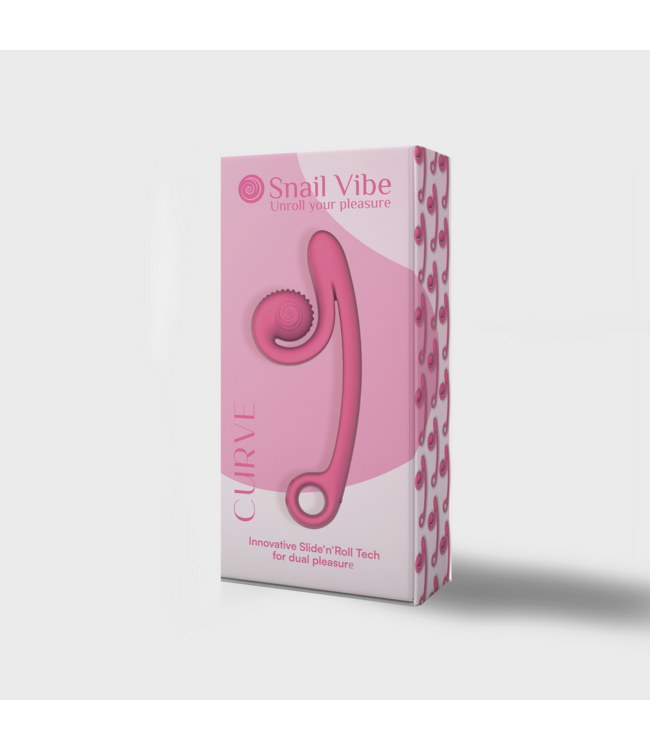 Snail Vibe CURVE Double Stimulator Pink | Snail Vibe G-Spot & Clitoral Vibrator