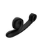 Snail Vibe CURVE Doppelstimulator Schwarz – Ergonomischer G-Punkt-Vibrator mit Power