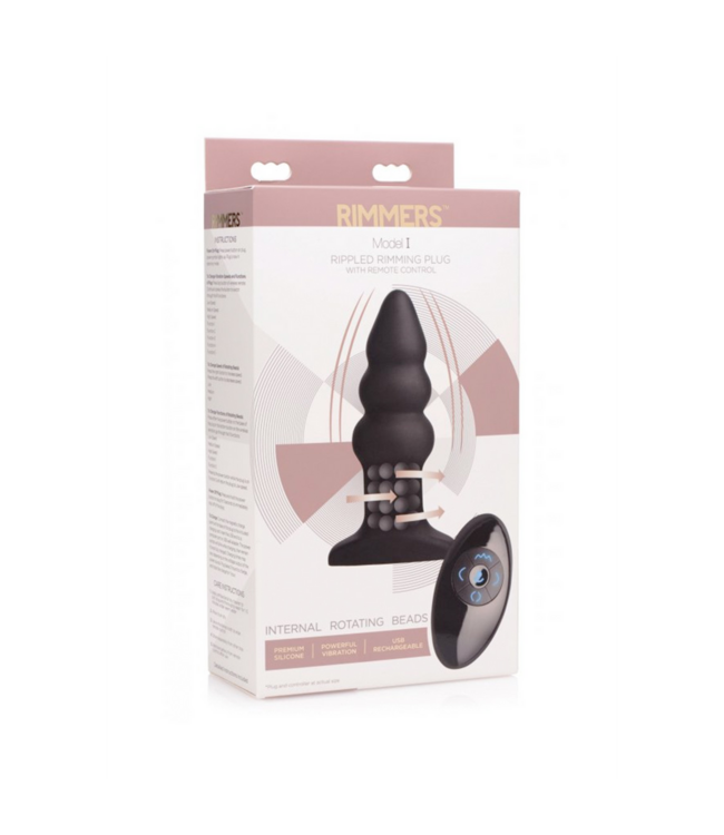 XR Brands Model I Ribbed Butt Plug - Ultimate Sensual Pleasure & Stimulation