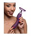 XR Brands Lickgasm Vibrator Lila | 8x Lecken, Saugen & Vibrieren für Lustgenuss