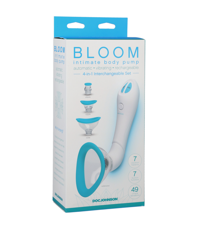Doc Johnson Intieme Genotssensaties - Handsfree Vibrator & Zuignap met 49 Patrone