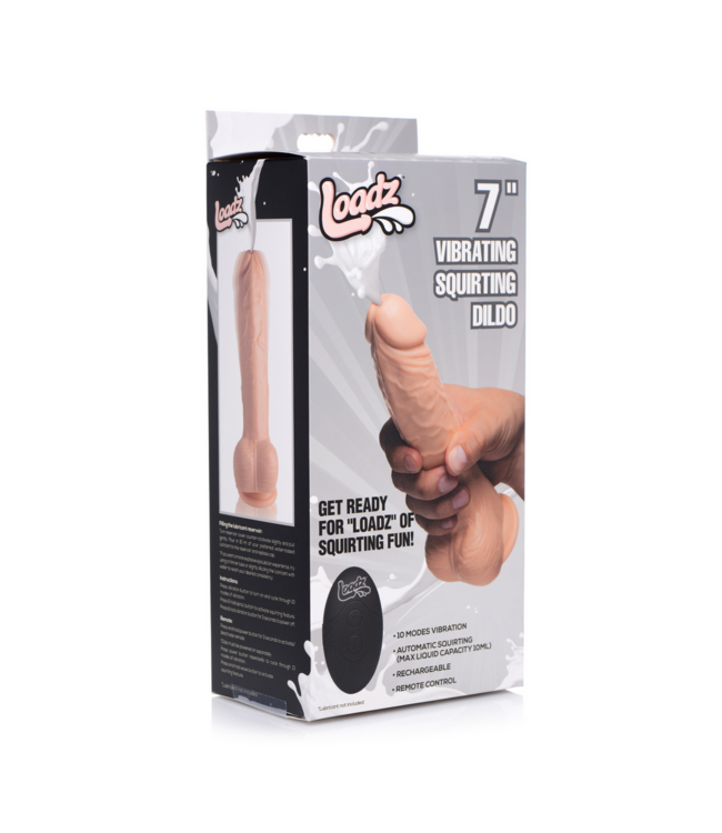 XR Brands Vibrerende Dildo met Spuitfunctie 25,4 cm | 10 Sensuele Talenten voor Genot
