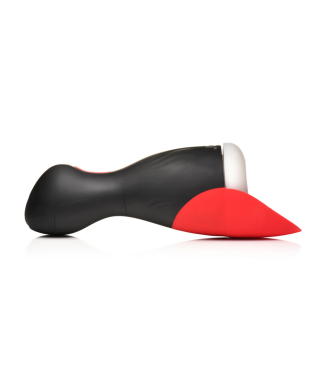Curve Toys Revolutionaire Zuig- en Vibrerende Masturbator Zwart | Voor Ongekend Genot!