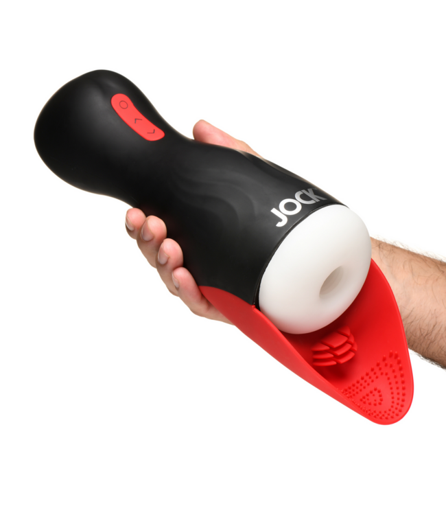 Curve Toys Ultimate Black Suction & Vibration Male Masturbator - Rechargeable Pleasure!