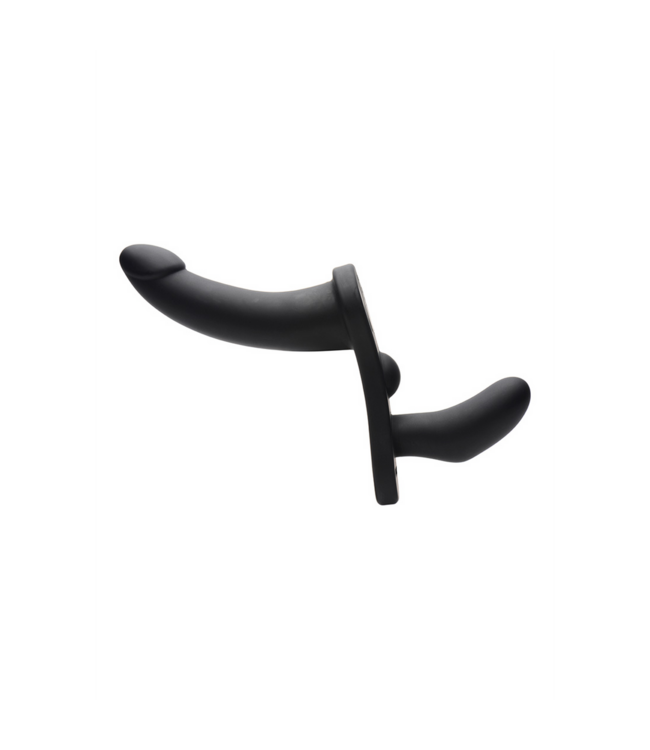 XR Brands Duo Genot Strap-On Set met Vibraties - 3 Snelheden en 7 Patroonkeuzes