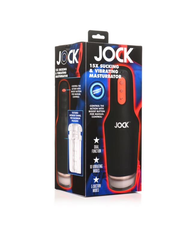 Curve Toys Ultimate Sensation: 15X Suction & Vibration Rechargeable Masturbator