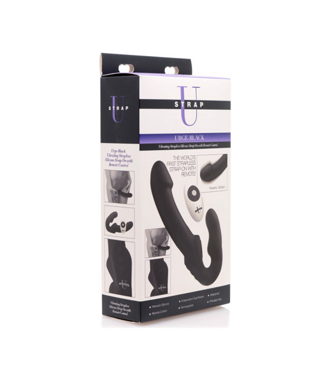 XR Brands Straploser Strap-On mit Fernbedienung – Ergonomisches Paarvergnügen