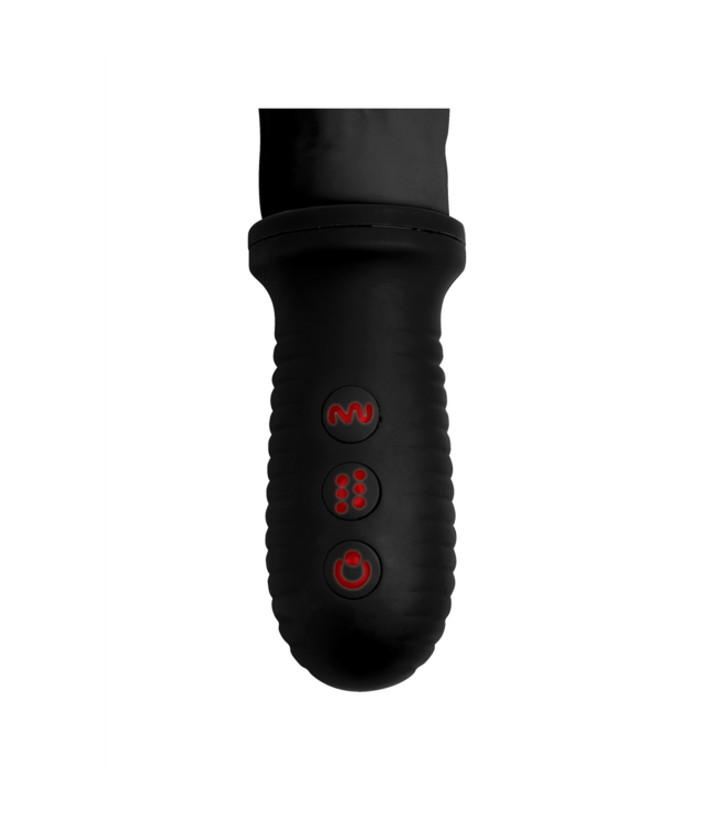XR Brands Krachtige Auto Pounder - Realistische Vibrerende Dildo met Handvat & 8 standen
