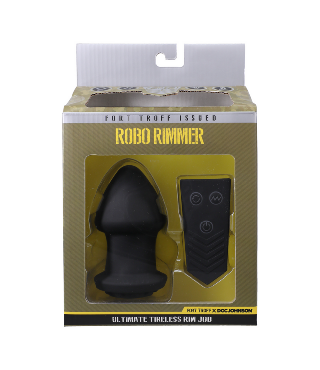 Doc Johnson Robo Rimmer X – Vibrierender Plug mit 2 Motoren und Fernbedienung