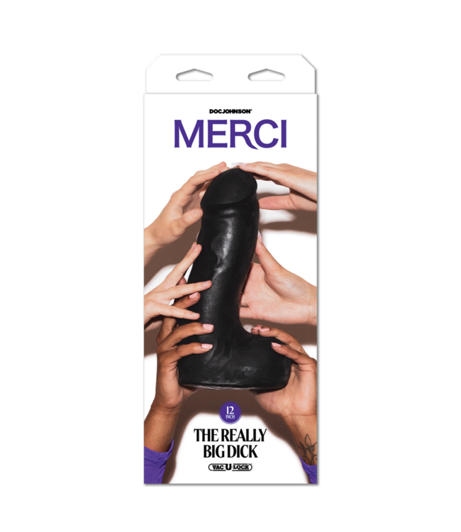 Doc Johnson Doc Johnson Really Big Dick 30.5 cm Black ULTRASKYN with Suction Cup