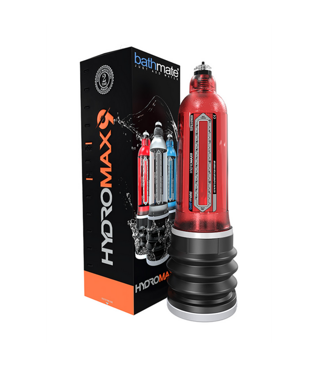 Bathmate HydroMax9 Penis Pump - Enhanced Suction, Comfort & Easy Cleaning
